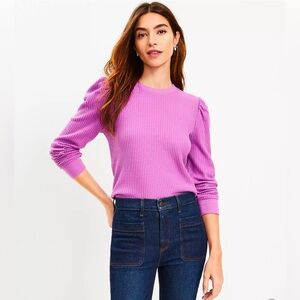 Waffle Knit long sleeve from the LOFT